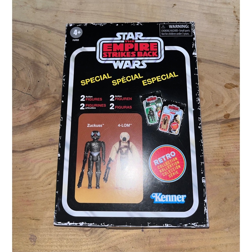 Star Wars Retro Collection Zuckuss 4-LOM Empire Strikes Back 2-Pack Kenner F6983